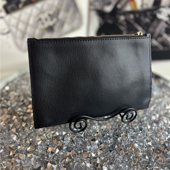 kate spade black leather wristlet pouch - Picture 3 of 10